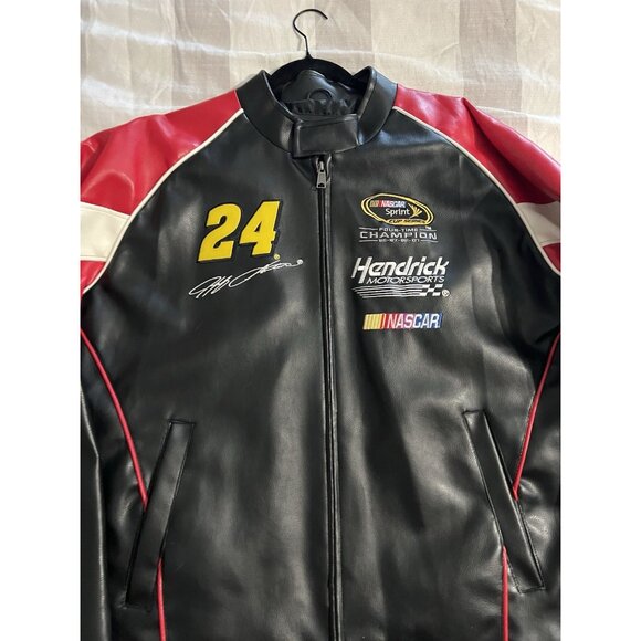 Nascar Jeff Gordon #24 DuPont Wilson Leather Jacket Mens XXL Excellent Condition - Picture 4 of 10